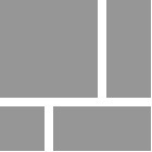 1.5 x 1.5 ft Collagewall Hardboard Display (Layout 015)
