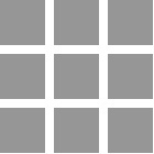 1.5 x 1.5 ft Collagewall Hardboard Display (Layout 016)